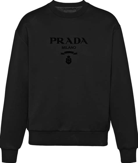 prada milano sweatshirt|prada long sleeve shirt.